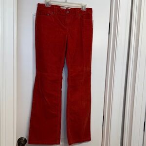 Tommy Hilfiger Red Boot Cut Pants